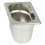 Tava inox GN1/9 h100mm
