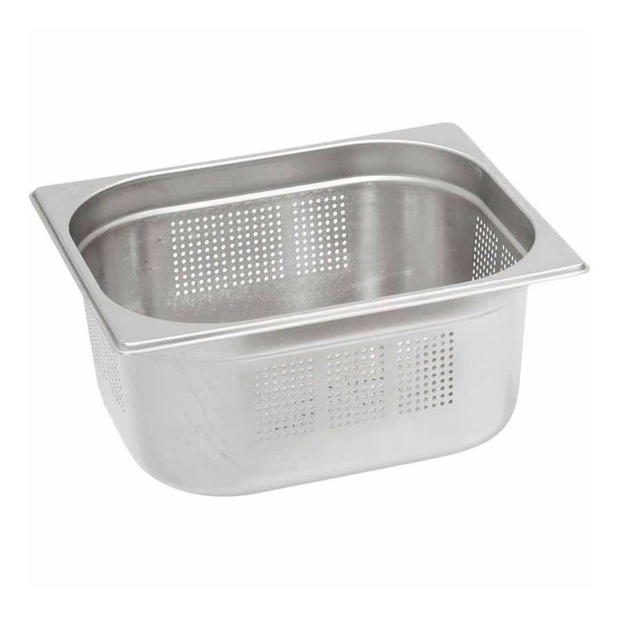 PS12215453 Tava inox GN1/2 perforata h150mm - imagine 1