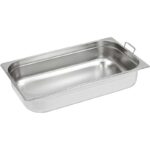 Tava inox GN 1/1 cu 2 manere h150mm