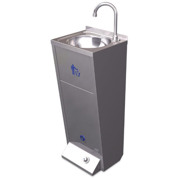 Chiuveta din inox cu actionare la picior, 350x300mm