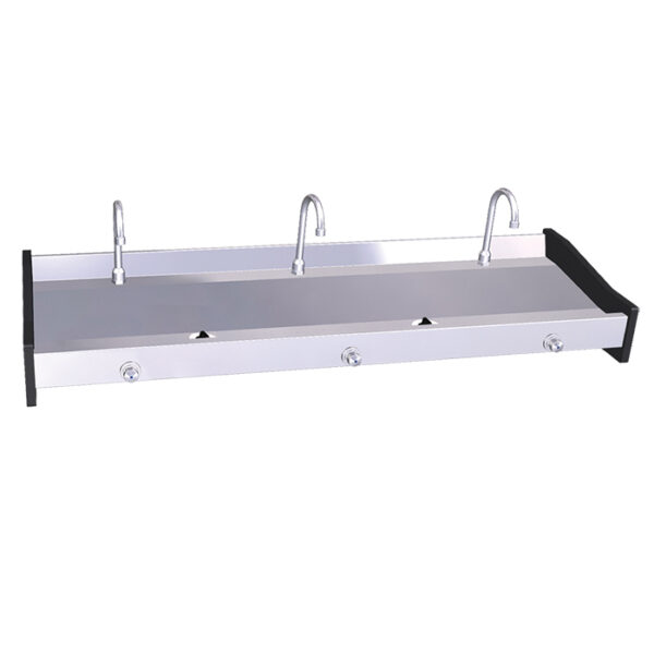 Chiuveta cu 3 baterii, 1500x450mm