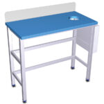 Masa prelucrare peste cu suport pentru cutite, 1000x500mm