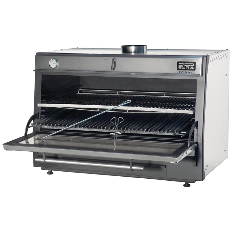 SP12010240 Cuptor pe carbuni 120 LUX inox - imagine 1
