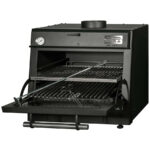 Cuptor pe carbuni 70 LUX negru