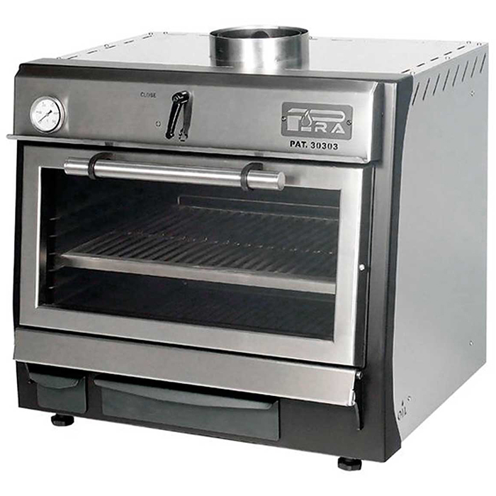 SP48010240 Cuptor pe carbuni 70 XL LUX inox - imagine 1