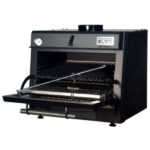 Cuptor pe carbuni 80 LUX negru