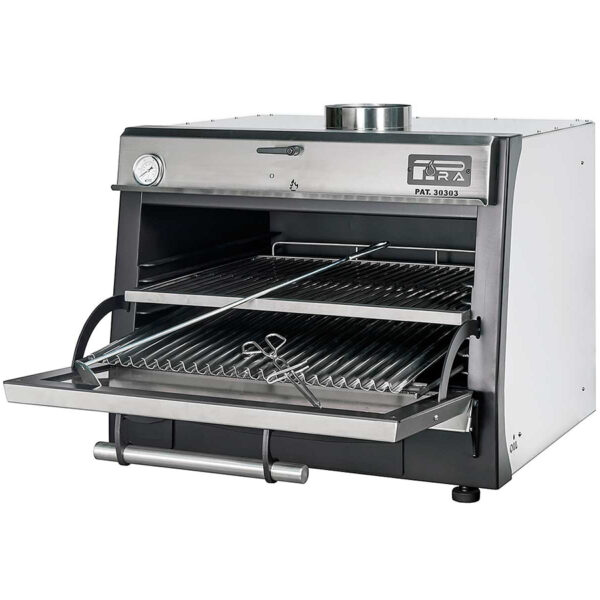 Cuptor pe carbuni 80 LUX inox