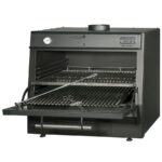 Cuptor pe carbuni 90 LUX negru