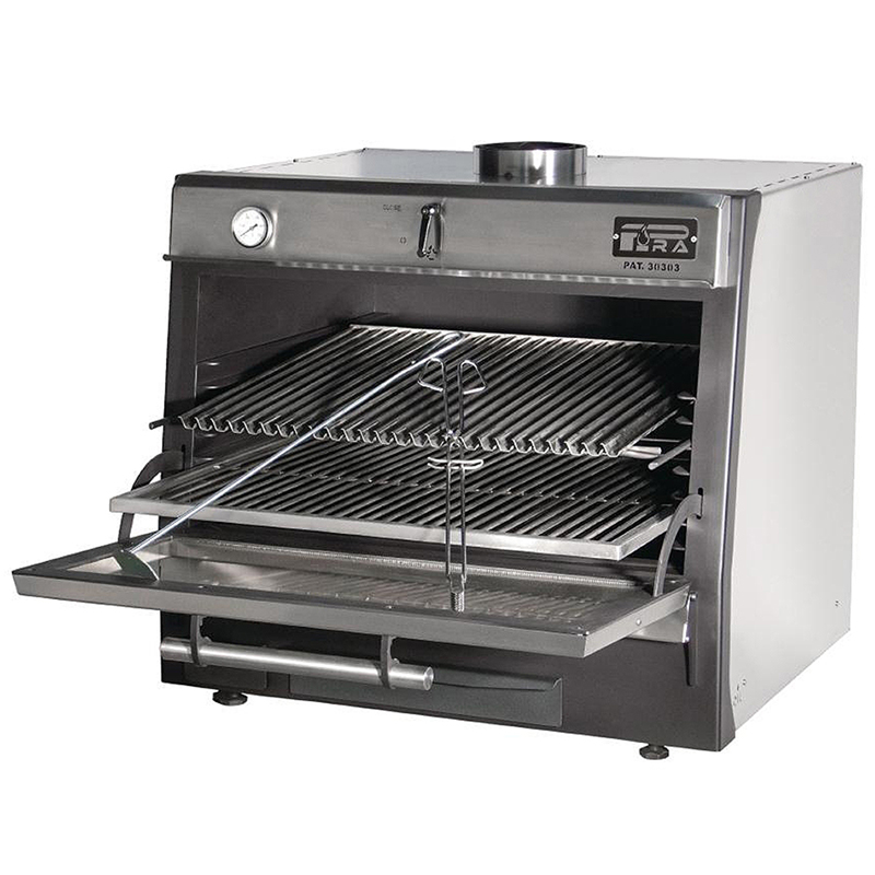 SP50010240 Cuptor pe carbuni 90 LUX inox - imagine 1