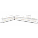 Colt bufet neutru, 1300x700x900mm