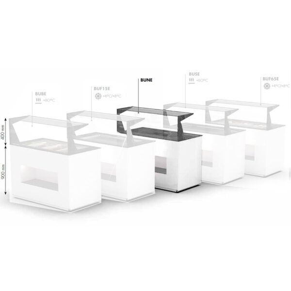 Bufet servire neutru, 1300x700x1300mm