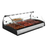 Vitrina calda orizontala tip Bain-Marie, 2 cuve GN1/1