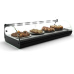 Vitrina calda orizontala, 1190mm