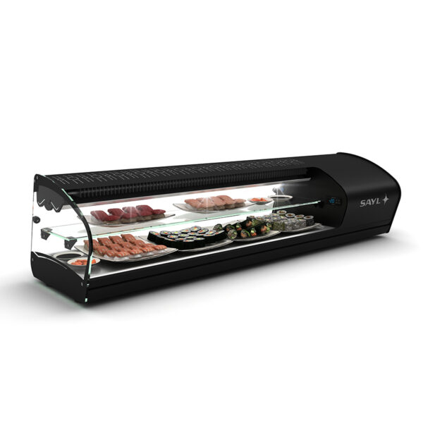 Vitrina frigorifica pentru sushi SHARK, 1438x395x340mm
