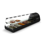 Vitrina frigorifica orizontala cu polita neutra, 6 cuve GN1/3