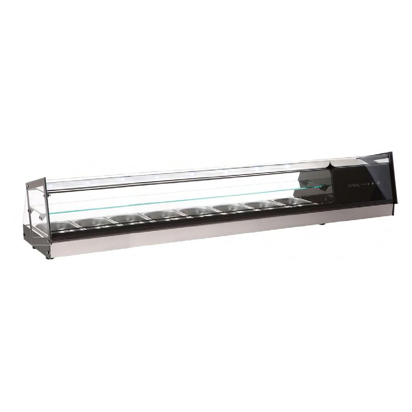 SSVCB849 Vitrina frigorifica orizontala CUBE, 8 cuve GN1/3 - imagine 1