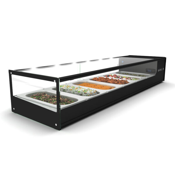 Vitrina frigorifica de banc LOGIC, 6xGN1/3