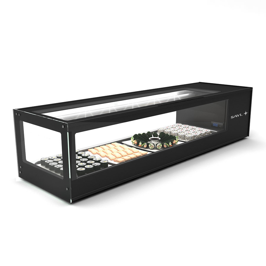 SSVTLG6sushi49 Vitrina frigorifica pentru sushi LOGIC, 6xGN1/3 - imagine 1