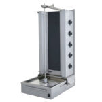Aparat de kebab/shaorma electric cu 5 arzatoare si motor jos