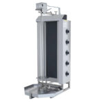 Aparat de kebab/shaorma electric cu 5 arzatoare si motor sus