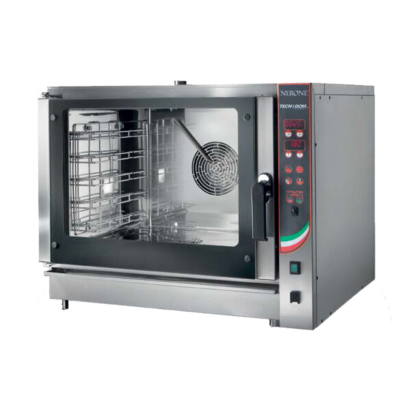 Cuptor electric digital cu convectie 5 tavi 600x400mm sau 5 tavi GN1/1, cu umidificare