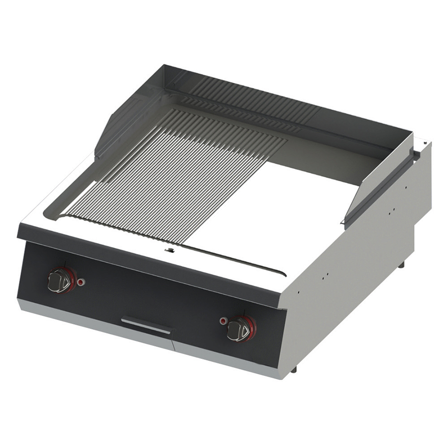TVEPI9020S58 Fry top electric cu suprafata neteda, 800x900x280mm - imagine 1
