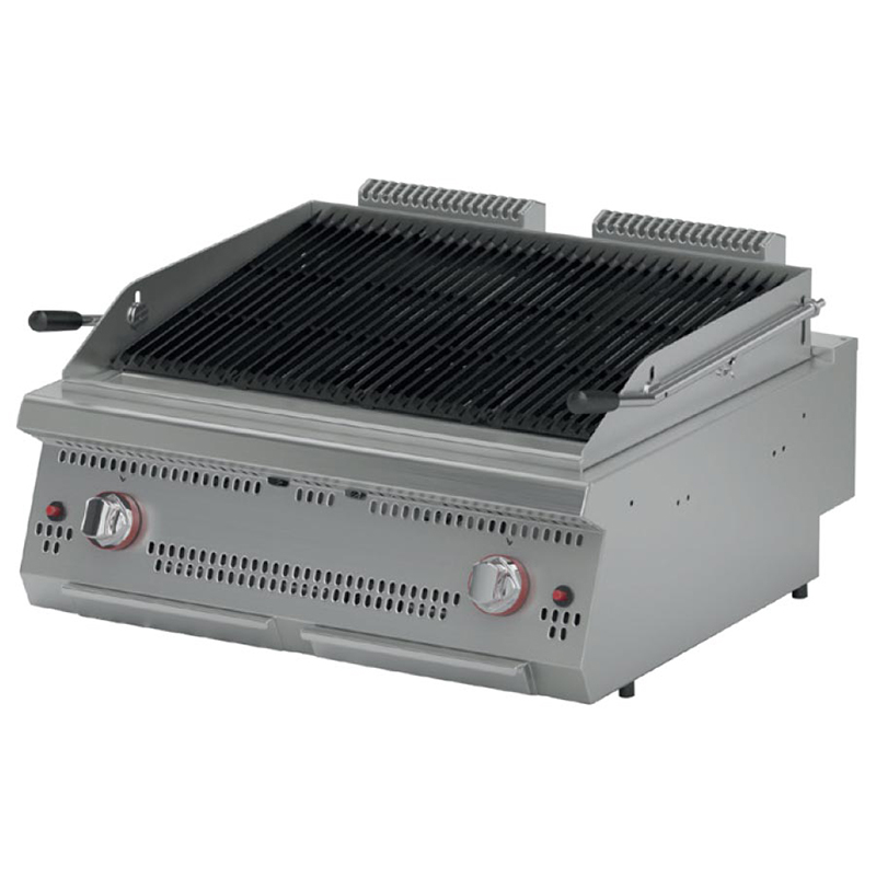 TVGLI702058 Grill cu roca vulcanica, 800x730x280mm - imagine 1