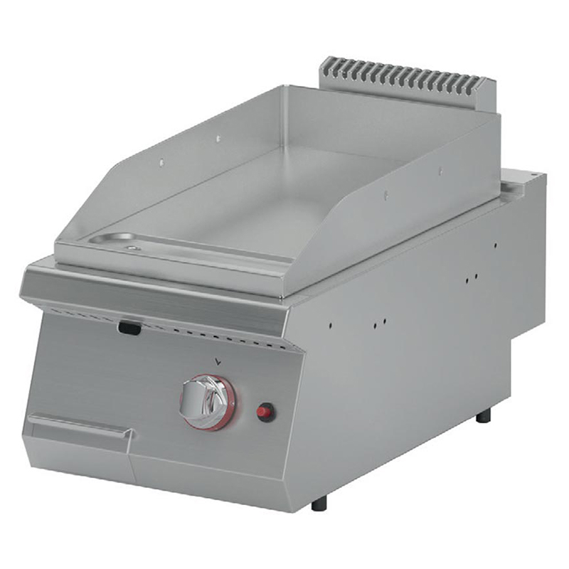 TVGPI7010S58 Fry top pe gaz cu suprafata neteda, 400x730x280mm - imagine 1