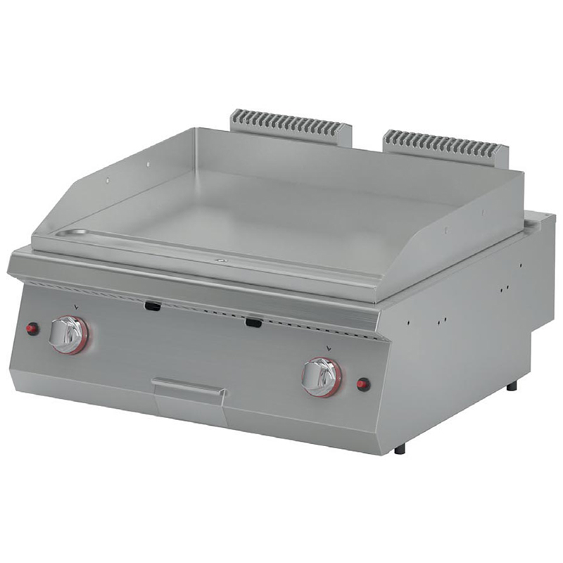 TVGPI7020S58 Fry top pe gaz cu suprafata neteda, 800x730x280mm - imagine 1