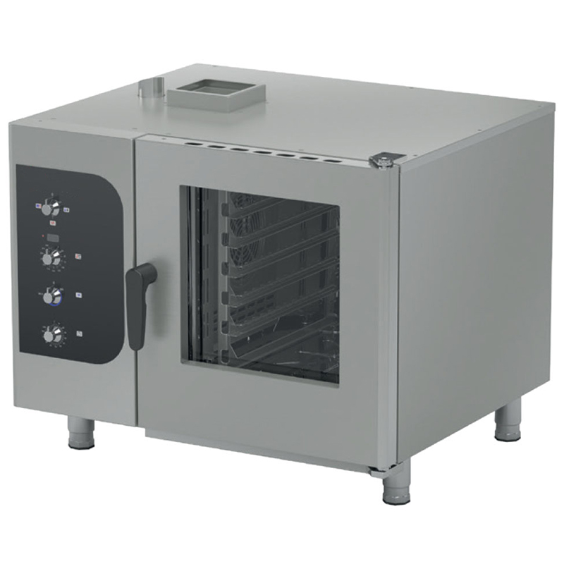 TVPRIME061GM58 Cuptor pe gaz cu convectie, 6 tavi GN1/1 - imagine 1