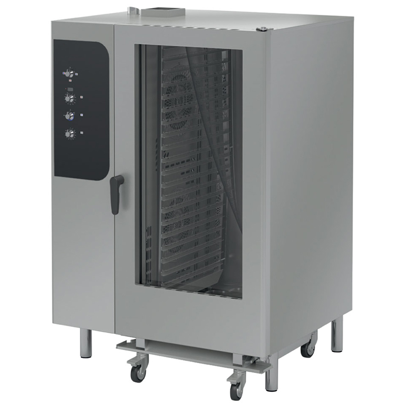 TVPRIME202GM58 Cuptor pe gaz cu convectie, 20 tavi GN2/1 - imagine 1