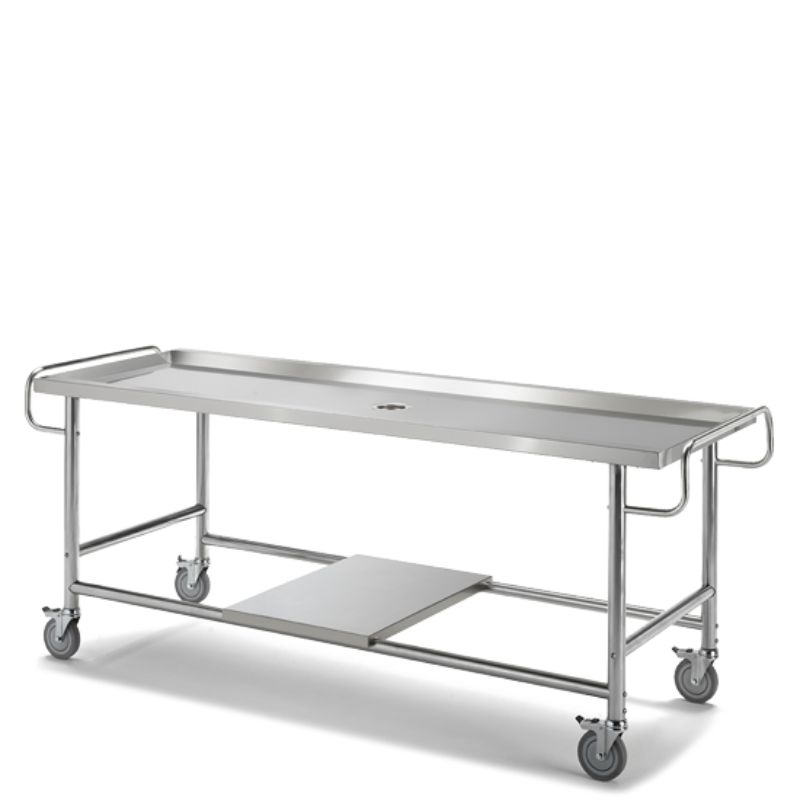 TICM-CARCEN52_1 Carucior medical pentru corp cu picurator central - imagine 1