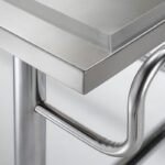 Carucior medical pentru corp cu picurator central - imagine 2