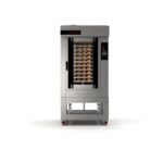 Cuptor rotativ pe gaz cu convectie, Lefke 10 tavi, 400x600 mm, cu suport