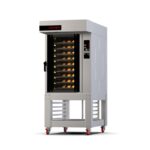 Cuptor cu convectie pe gaz, Lefke 9 tavi, 400x600 mm, cu suport - imagine 2