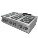 Masina de gatit cu 6 plite pe inductie, 18 kW - imagine 2