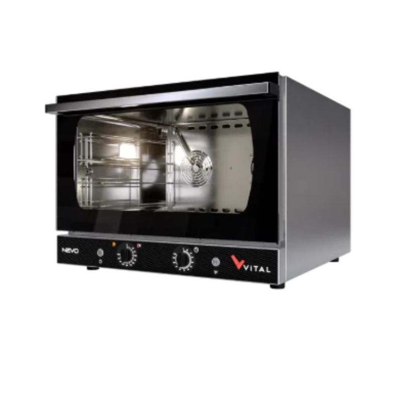 TVNEVO-04EM58 Cuptor electric pentru patiserie, cu convectie, electromecanic, 4 tavi GN 1/1, Vital - imagine 1