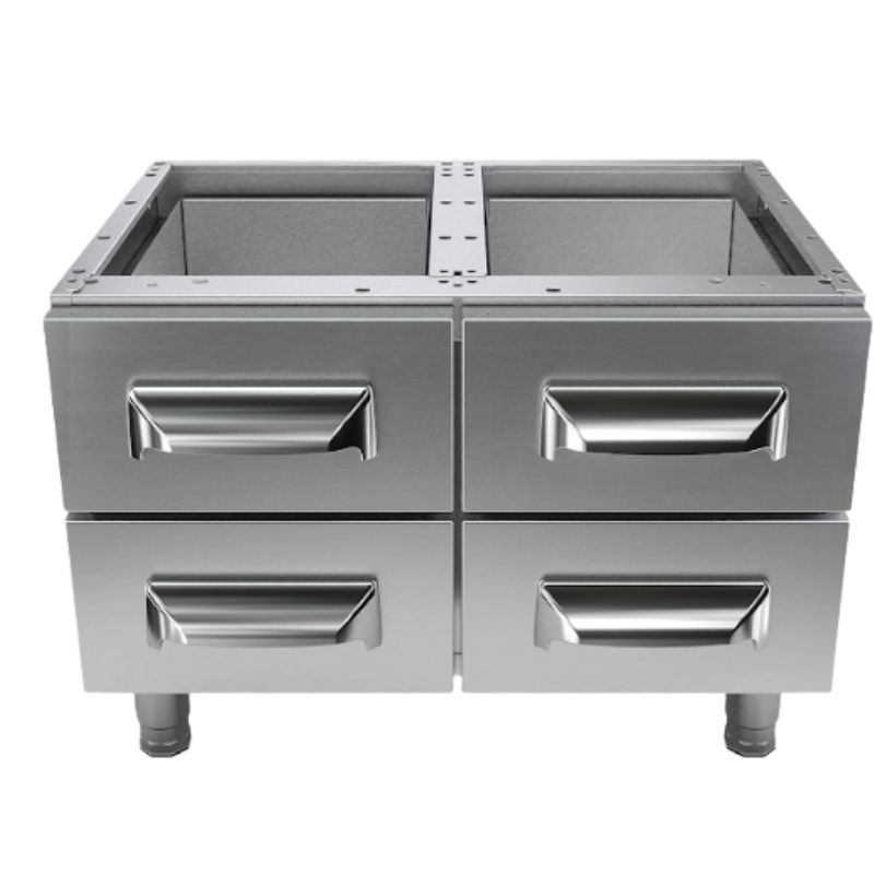 TVSTD7020C58.1 Dulap baza cu patru sertare, 800x600x570 mm - imagine 1