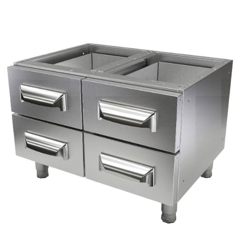 TVSTD7020C58.2 Dulap baza cu patru sertare, 800x600x570 mm - imagine 2
