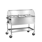 Carucior incalzit bain-marie, 3xGN1/1