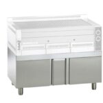 Dulap din inox cu usi pentru grill-ul cu roca vulcanica, Fimar
