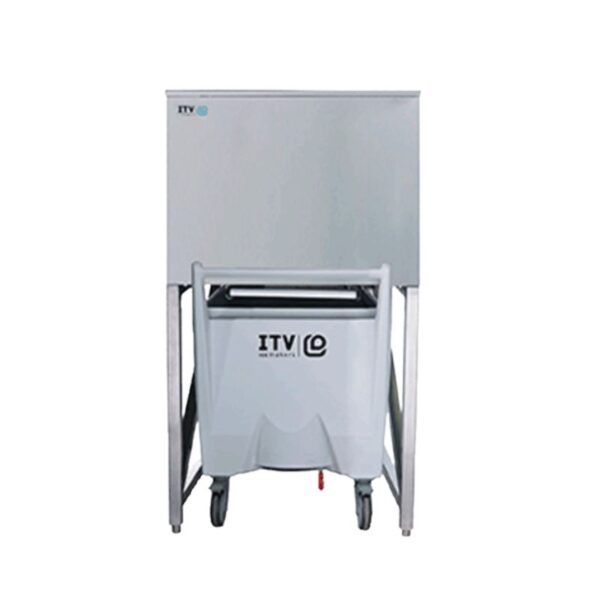 Cos de depozitare a ghetii cu carucior 150kg BIN SCS150