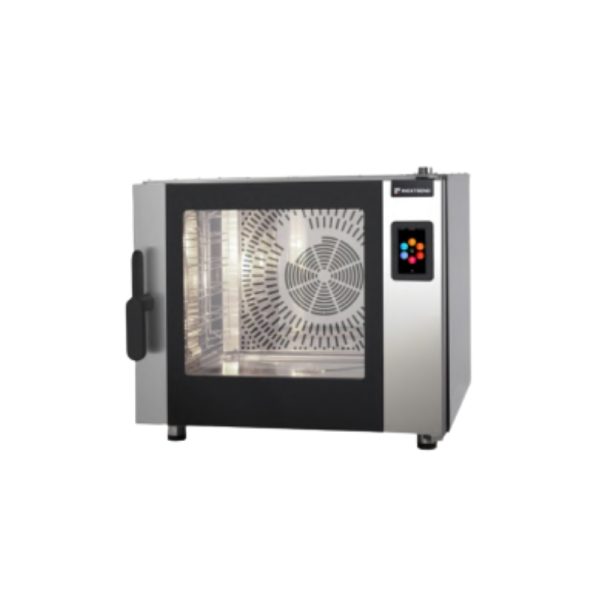Cuptor profesional combi electric cu injectie directa de abur, 6 tavi GN 1/1, Flexo Gastronomy World