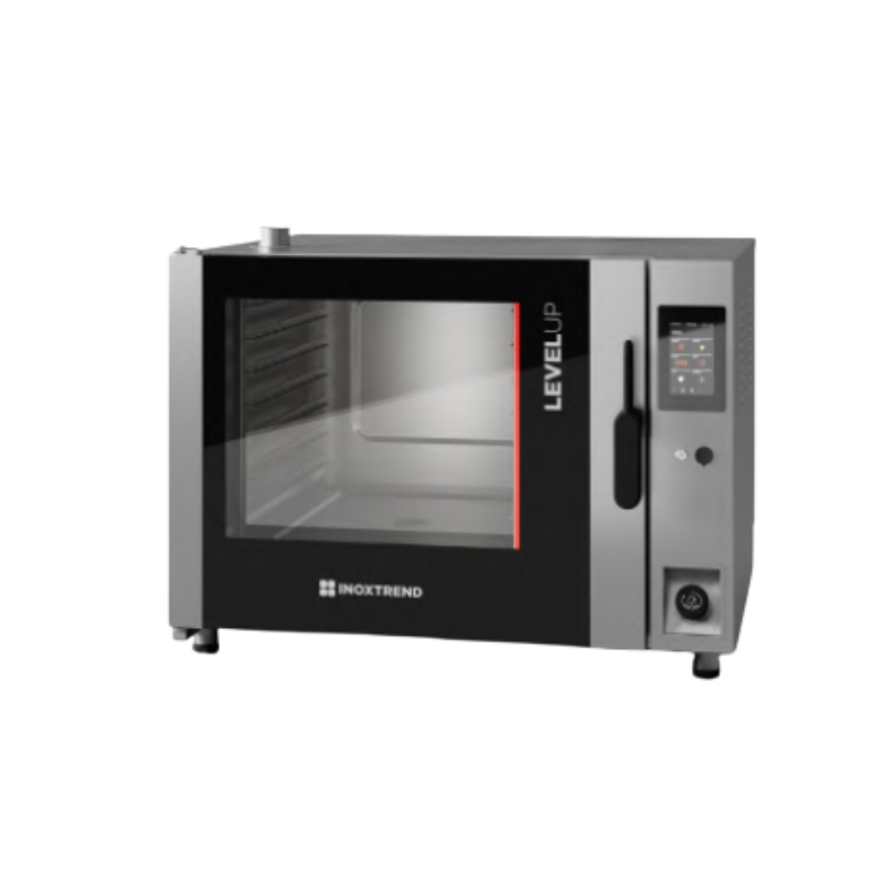 IILUDT207E21 Cuptor profesional combi electric cu injectie directa de abur, 7 tavi GN 2/1, touchscreen, Level-Up - imagine 1