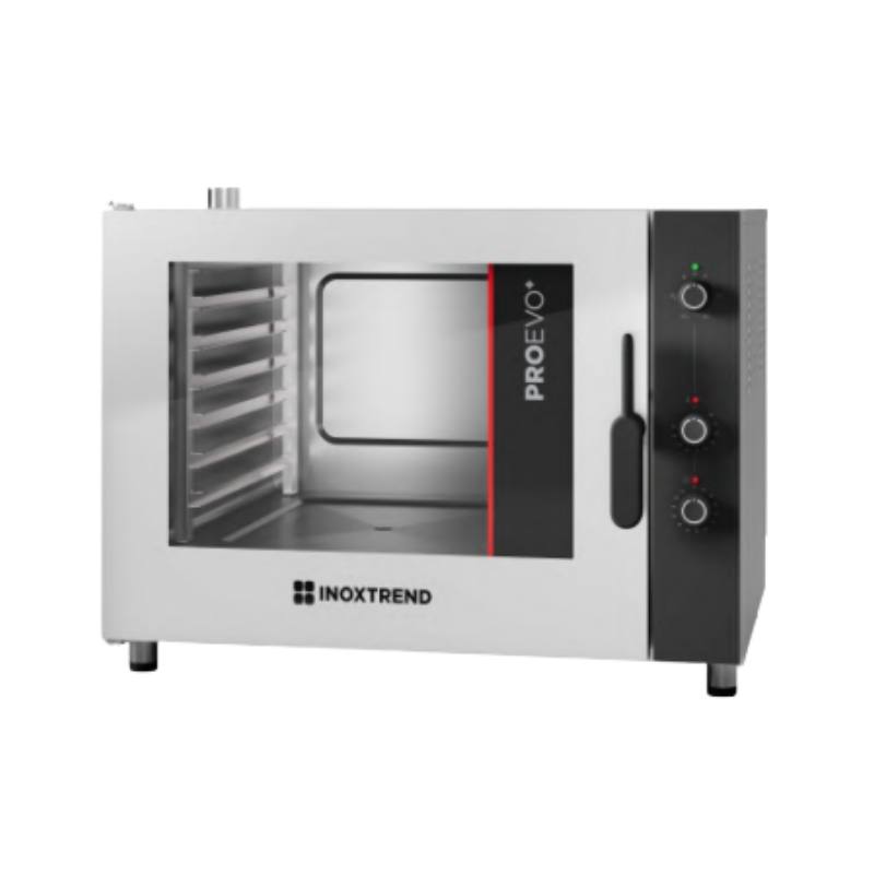 IIPPDA207E21 Cuptor profesional combi electric cu injectie directa de abur, 7 tavi GN 2/1, control electromecanic, ProEvo+ - imagine 1