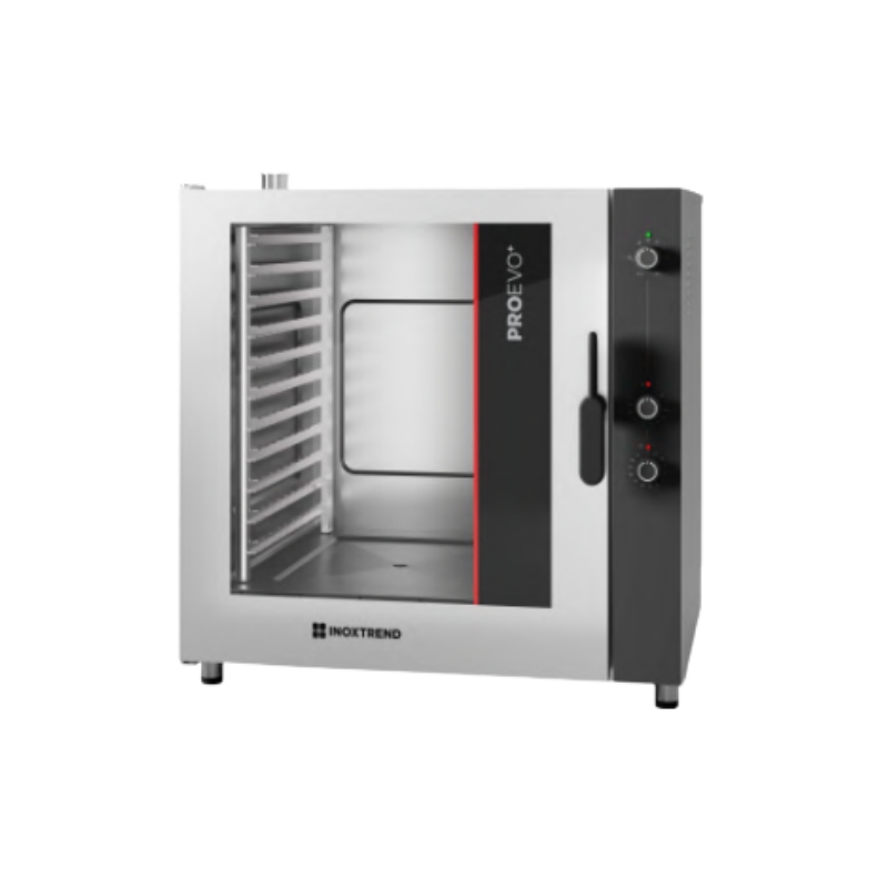 IIPPDA211E21 Cuptor profesional combi electric cu injectie directa de abur, 11 tavi GN 2/1, touchscreen, ProEvo+ - imagine 1