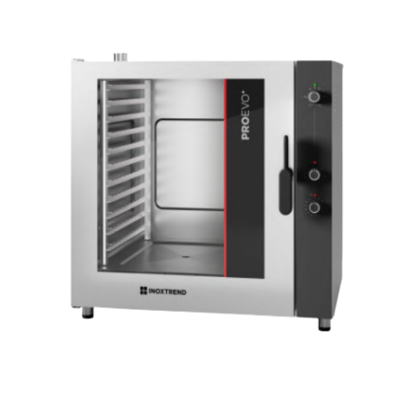 IIPPDA211G21 Cuptor profesional combi pe gaz cu injectie directa de abur, 11 tavi GN 2/1, control electromecanic, ProEvo+ - imagine 1