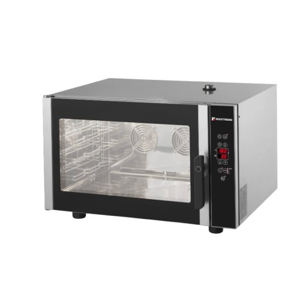 Cuptor profesional combi electric cu injectie directa de abur, 4 tavi GN 1/1 sau 4 tavi 600 x 400 mm, Verso Evo