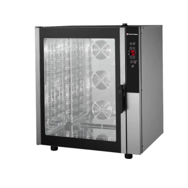 Cuptor profesional combi electric cu injectie directa de abur, 10 tavi GN 1/1 sau 10 tavi 600 x 400 mm, Verso Evo